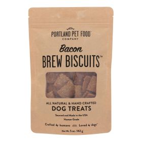 Portland Pet Food Company - Dog Treats Bacon Brw Bsct - Case Of 6-5 Oz Portland Pet Food Company - Dog Treats Bacon Brw Bsct - Case Of 6-5 Oz